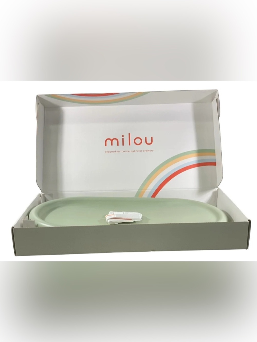 NEW Milou Stay Clean Waterproof Wipeable Changing Pad, 31x16x3.5" Sage